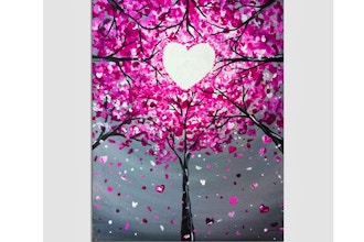 Paint Nite: Valentine Trees